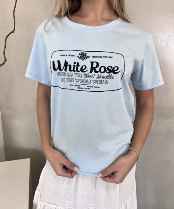 #258107 Remera "WHITE ROSE"