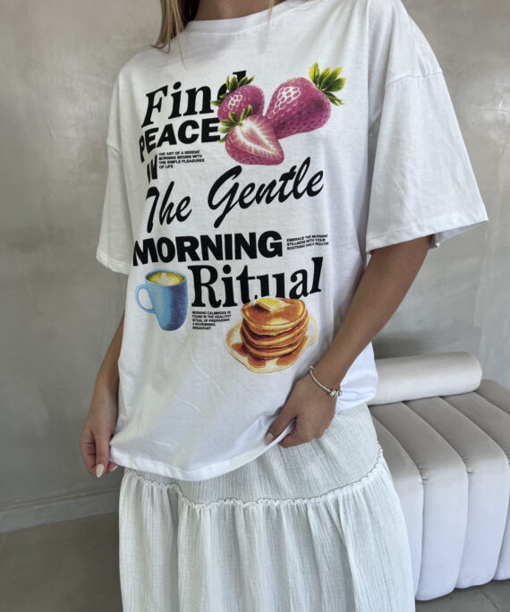 #258121 Remera "FIND PEACE"