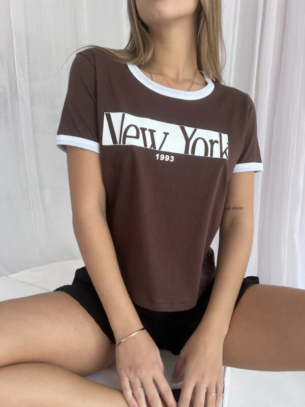 #258134 Remera "NEW YORK COMBI"
