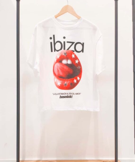 #258201 Remera "LABIOS IBIZA"