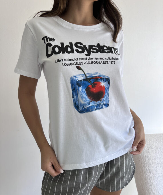 #258177 Remera "COLD SYSTEM"