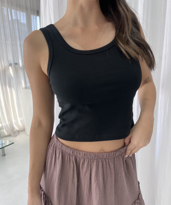 #258143 Musculosa Ribb "ESCOTE CAVADO"