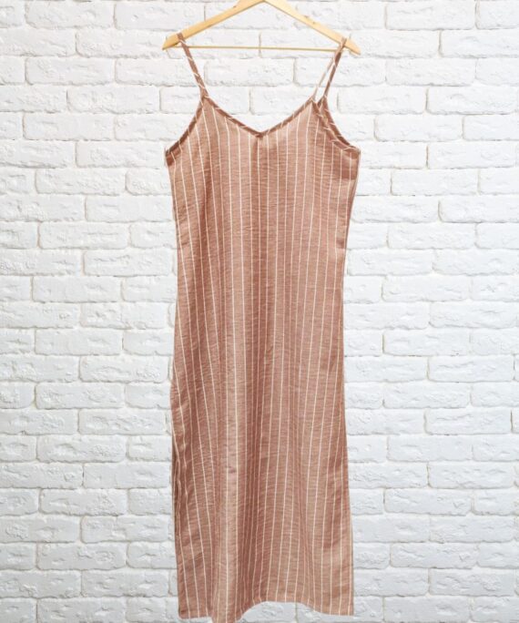 #258310 Vestido "RAYADO TAJOS"