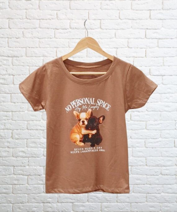 #258315 Remera "HUG PERRITOS"