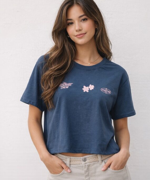 #269176 Remera "FLOURISH CREW"