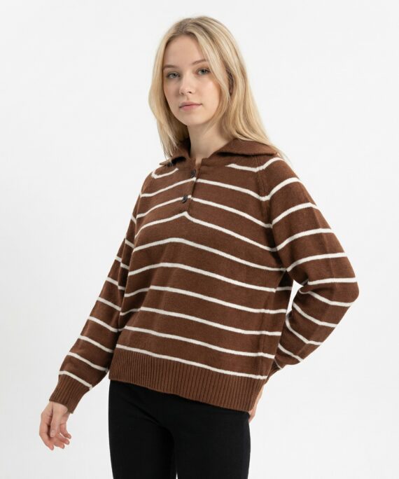 #269501 Sweater "RAYADO BOTON"