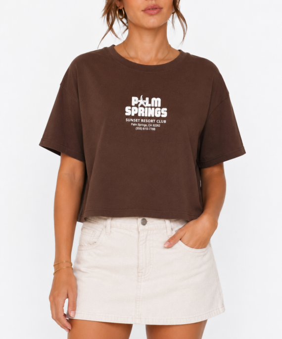 #268116Remera "PALM SPRINGS"