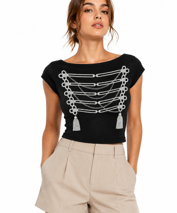 #268170 Remera "CHARRETERAS"