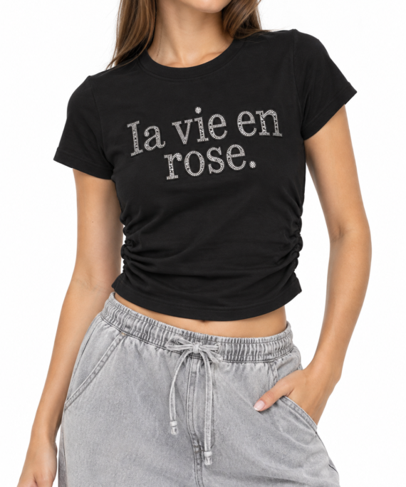 #268412 Remera "LA VIE EN ROSE"