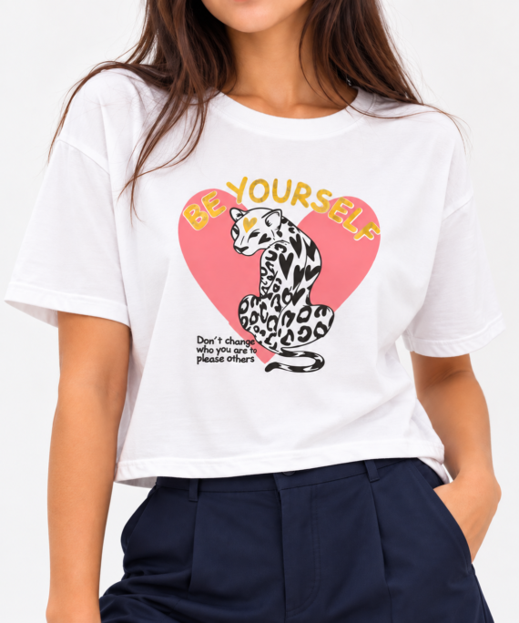 #268401 Remera "BE YOURSELF"