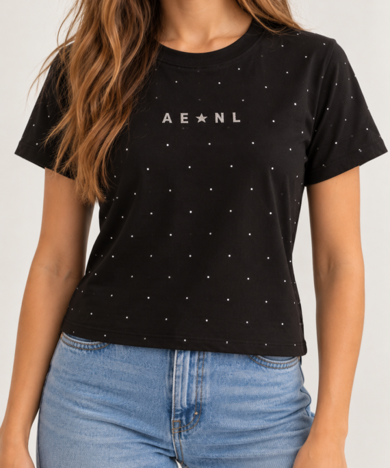 #268517 Remera "STRASS AE★NL"